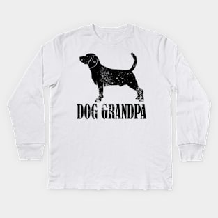 Beagles Dog Grandpa Kids Long Sleeve T-Shirt